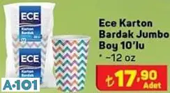 ECE KARTON BARDAK JUMBO BOY 10'LU